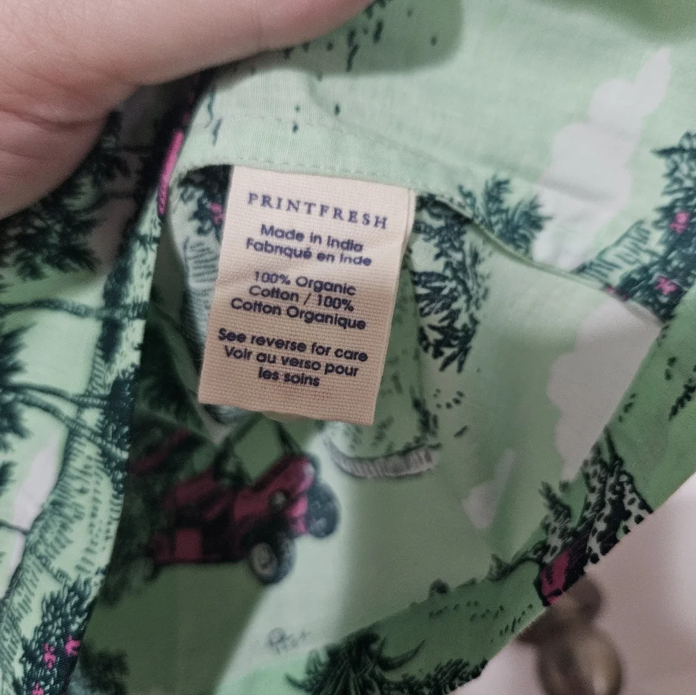 Printfresh Golf Toile Pajamas NWT XL Petite - Picture 4 of 5